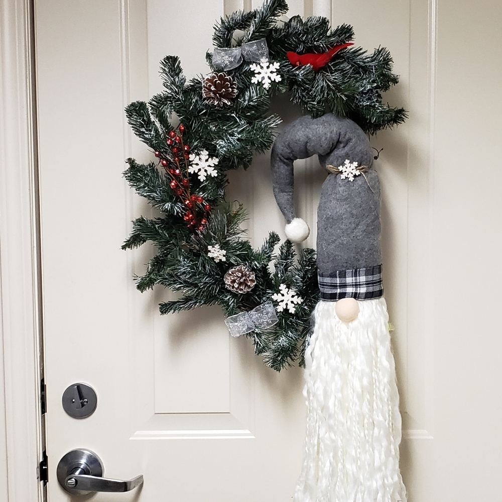 Gnome for the Holiday Wreath
